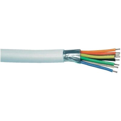 ABUS AZ6360 White Alarm Cable 50m - Alarm Cable 8 x 0.22 mm² ABUS AZ6360 White Alarm Cable 50m - Alarm Cable 8 x 0.22 mm²