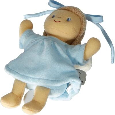 Anges musical pour bébé Sterntaler - Bleu - 17cm - Joue Mozart Anges musical pour bébé Sterntaler - Bleu - 17cm - Joue Mozart
