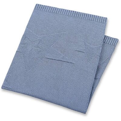 Couverture bébé Sterntaler Baylee - Coton, Bleu, 75x90cm - Couverture Enfant Couverture bébé Sterntaler Baylee - Coton, Bleu, 75x90cm - Couverture Enfant