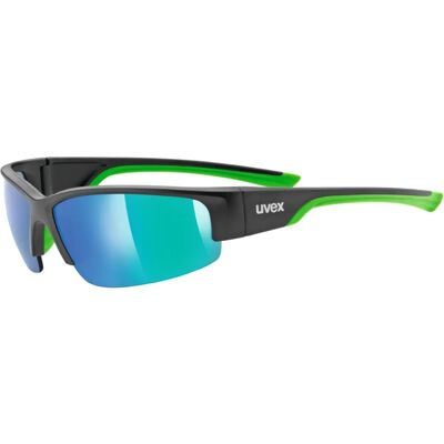 uvex Sportstyle 215 - mat zwart/groen uvex Sportstyle 215 - mat zwart/groen