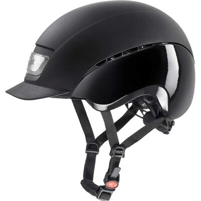 Casco de equitación UVEX Elexxion Pro Negro Mate-Brillante - Casco Casco de equitación UVEX Elexxion Pro Negro Mate-Brillante - Casco