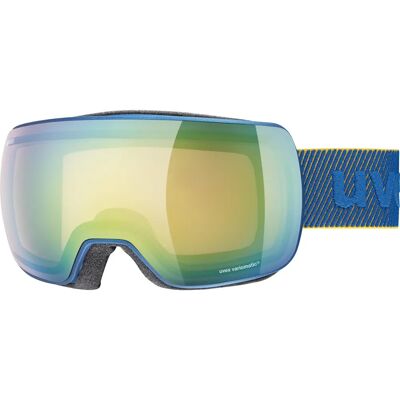 Uvex Compact V - Blu - Variomatic Green Mirror - Occhiali da sci Uvex Compact V - Blu - Variomatic Green Mirror - Occhiali da sci