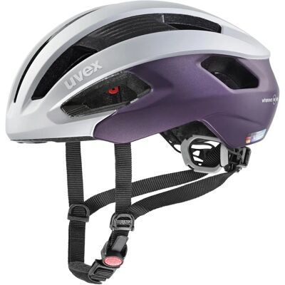 Casco da bicicletta UVEX Rise CC Argento/prugna 52-56 - Casco da strada femminile Casco da bicicletta UVEX Rise CC Argento/prugna 52-56 - Casco da strada femminile