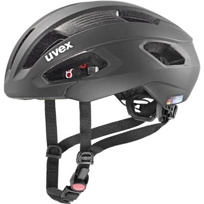Uvex Rise Cc Helmet - Black - 56-59 - Road Unisex Uvex Rise Cc Helmet - Black - 56-59 - Road Unisex