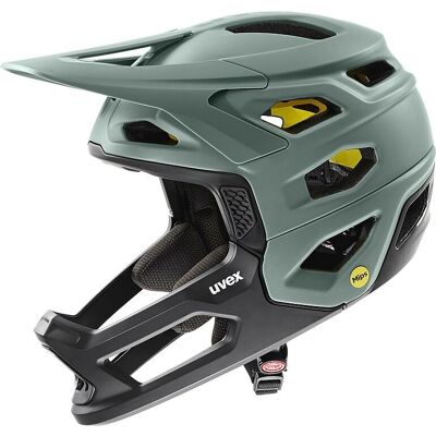 Uvex Revolt MIPS Helm - Zwart, Groen - 52/57cm - Mountainbike Uvex Revolt MIPS Helm - Zwart, Groen - 52/57cm - Mountainbike