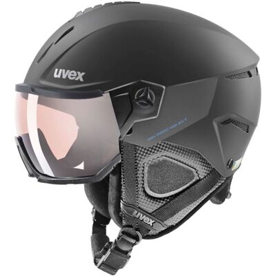 Uvex Instinct Visor Pro V Negro con lente fotocromática rosa - Casco Uvex Instinct Visor Pro V Negro con lente fotocromática rosa - Casco