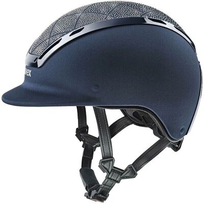 UVEX Exxeed Jewel Helm Navy - Reithelm UVEX Exxeed Jewel Helm Navy - Reithelm