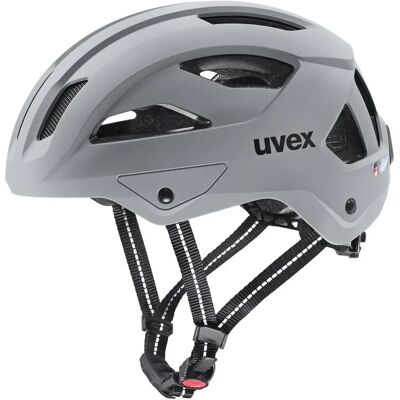Casque Uvex City Stride - gris - 53-56cm - Casque vélo urbain - Publicité Casque Uvex City Stride - gris - 53-56cm - Casque vélo urbain - Publicité