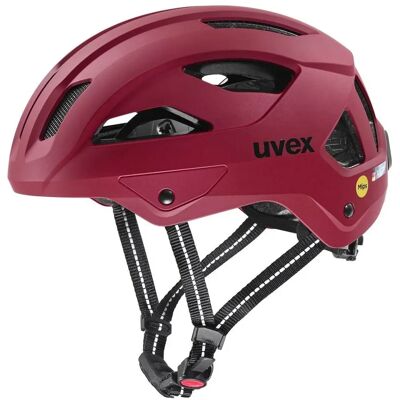 UVEX herre hjelm city stride MIPS - Rubinrød mat - 56 - Hjelm UVEX herre hjelm city stride MIPS - Rubinrød mat - 56 - Hjelm