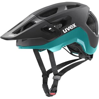 Helma Uvex React - Černá a tyrkysová - 56-59cm - Helma na horské kolo Helma Uvex React - Černá a tyrkysová - 56-59cm - Helma na horské kolo