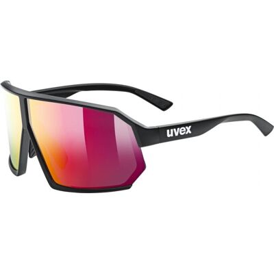 uvex sportstyle 237 - black mat/mirror red uvex sportstyle 237 - black mat/mirror red
