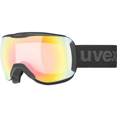 Lunettes de ski Uvex Downhill 2100 V - noir mat - anti-buée - Publicité Lunettes de ski Uvex Downhill 2100 V - noir mat - anti-buée - Publicité