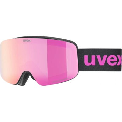 Lunettes de ski Uvex Pwdr FM noires et roses unisex - Masque de ski - Publicité Lunettes de ski Uvex Pwdr FM noires et roses unisex - Masque de ski - Publicité