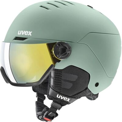 Uvex Wanted Visor - Ütésálló sisakvédő - Zöld, Fekete, Arany Tükröződés Uvex Wanted Visor - Ütésálló sisakvédő - Zöld, Fekete, Arany Tükröződés