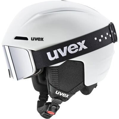 Uvex Weiß Viti Skihelm - Kinderskihelm mit Monomatic-Verschluss Uvex Weiß Viti Skihelm - Kinderskihelm mit Monomatic-Verschluss