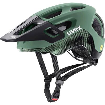 Uvex react MIPS - MTB Helm - Moosgrün Schwarz Matt Uvex react MIPS - MTB Helm - Moosgrün Schwarz Matt