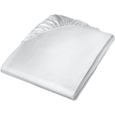 FLEURESSE Silber Mako Satin Spannbettlaken - Bettwäsche FLEURESSE Silber Mako Satin Spannbettlaken - Bettwäsche