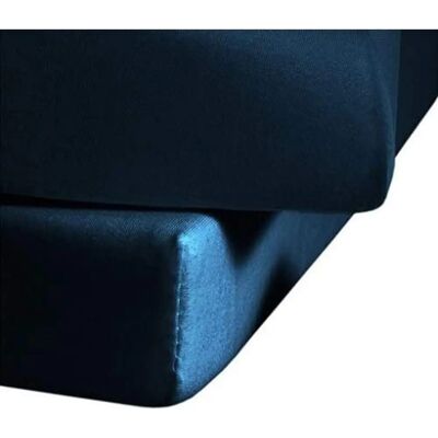 Fleuresse Jenny C Blau Spannbettlaken - Bettlaken Fleuresse Jenny C Blau Spannbettlaken - Bettlaken