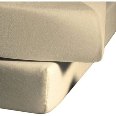 Fleuresse Jenny C Beige Spannbettlaken - Bettwäsche Fleuresse Jenny C Beige Spannbettlaken - Bettwäsche