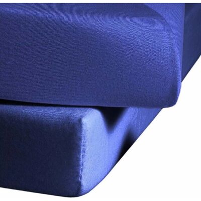 Fleuresse Jenny C Blau Spannbettlaken Fleuresse Jenny C Blau Spannbettlaken