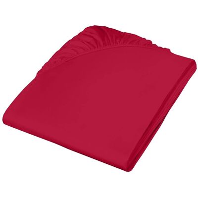 Fleuresse Bordeaux Satin Spannbettlaken - Bettwäsche Fleuresse Bordeaux Satin Spannbettlaken - Bettwäsche