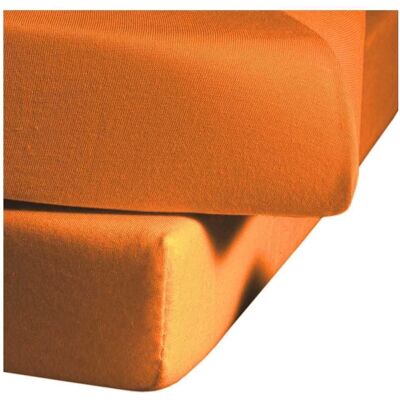 Fleuresse Jenny C Oranges Bettlaken 120x200cm Jersey Fleuresse Jenny C Oranges Bettlaken 120x200cm Jersey