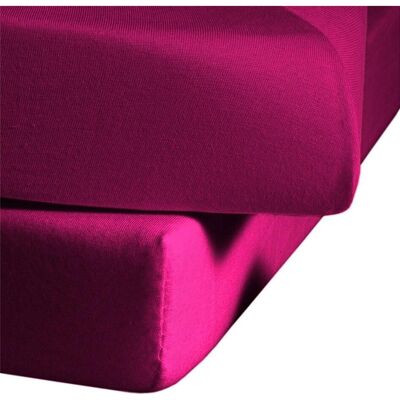 FLEURESSE Jenny C Lila - Spannbettlaken FLEURESSE Jenny C Lila - Spannbettlaken