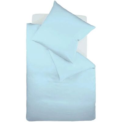 FLEURESSE Blaue Satin Bettwäsche - Bettwäsche-Set FLEURESSE Blaue Satin Bettwäsche - Bettwäsche-Set