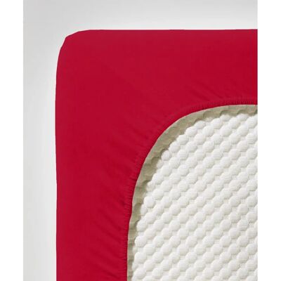 Fleuresse Comfort Bordeaux Spannbettlaken - Matratzenbezug Fleuresse Comfort Bordeaux Spannbettlaken - Matratzenbezug