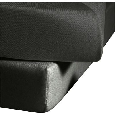 Fleuresse Graues Satin-Bettlaken - Bettset Fleuresse Graues Satin-Bettlaken - Bettset