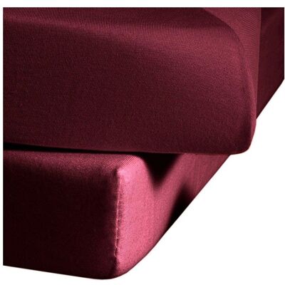 Fleuresse Jenny C Lila Spannbettlaken - Bettlaken aus Jersey Fleuresse Jenny C Lila Spannbettlaken - Bettlaken aus Jersey