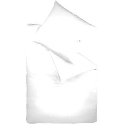 FLEURESSE Weiße Interlock-Jersey Bettwäsche-Set - Bettwäsche FLEURESSE Weiße Interlock-Jersey Bettwäsche-Set - Bettwäsche