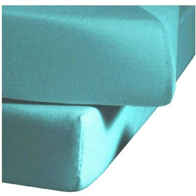 Fleuresse Jenny C Blau Spannbettlaken Fleuresse Jenny C Blau Spannbettlaken