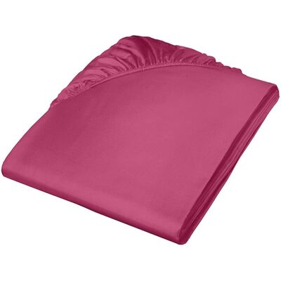 FLEURESSE Lila Mako Satin Spannbettlaken - Bettwäsche FLEURESSE Lila Mako Satin Spannbettlaken - Bettwäsche
