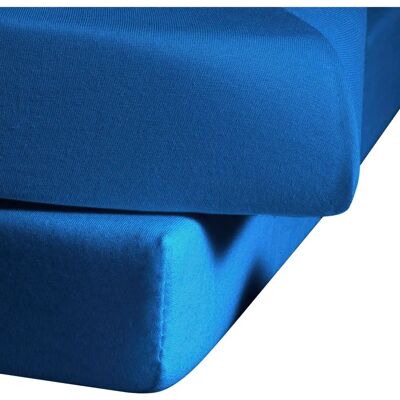Fleuresse Blau Satin Bettlaken - Bettwäsche Fleuresse Blau Satin Bettlaken - Bettwäsche