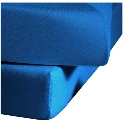 Fleuresse Jenny C Blau Spannbettlaken - Spannbettlaken Fleuresse Jenny C Blau Spannbettlaken - Spannbettlaken