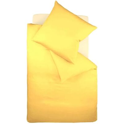 Fleuresse Baumwoll Satin Bettwäsche - Gelb - Bettset Fleuresse Baumwoll Satin Bettwäsche - Gelb - Bettset