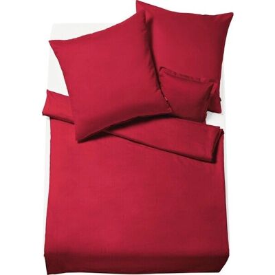 Fleuresse Lech 3089 - Bettwäsche mit Flanell, rot, 155x220cm Fleuresse Lech 3089 - Bettwäsche mit Flanell, rot, 155x220cm