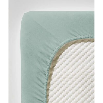 FLEURESSE Jenny C Aqua Spannbettlaken - Bettlaken FLEURESSE Jenny C Aqua Spannbettlaken - Bettlaken