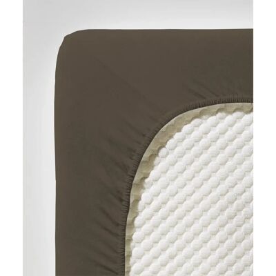 Fleuresse Jenny C Braune Jersey Spannbettlaken - Bettwäsche Fleuresse Jenny C Braune Jersey Spannbettlaken - Bettwäsche