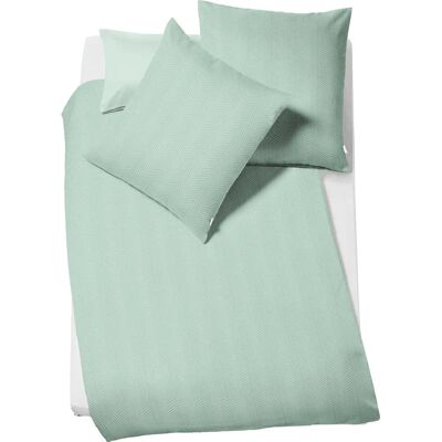 FLEURESSE Jade Grüne Damast-Bettwäsche - Bett- & Kissenbezug FLEURESSE Jade Grüne Damast-Bettwäsche - Bett- & Kissenbezug