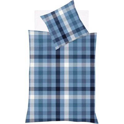 FLEURESSE Lech 3742 - Bettwäsche mit Denim-Farbe, 3-Teilig FLEURESSE Lech 3742 - Bettwäsche mit Denim-Farbe, 3-Teilig
