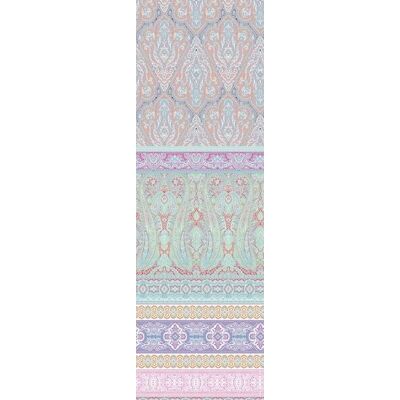 FLEURESSE Plaid 180x270cm - Baumwolle Paisley Wohndecke FLEURESSE Plaid 180x270cm - Baumwolle Paisley Wohndecke