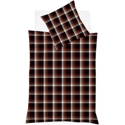 Fleuresse Lech 4308 Toffee Flanell Bettwäsche - Bettwäsche Fleuresse Lech 4308 Toffee Flanell Bettwäsche - Bettwäsche