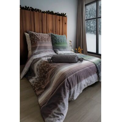 FLEURESSE Aspen Braun Bettwäsche - Bett & Kissenhülle FLEURESSE Aspen Braun Bettwäsche - Bett & Kissenhülle