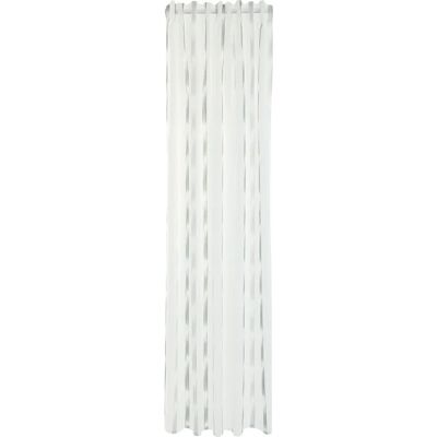 Zielona Zasłona HOMING Steen - 140x245cm, Przezroczysta, Paskowana Zielona Zasłona HOMING Steen - 140x245cm, Przezroczysta, Paskowana