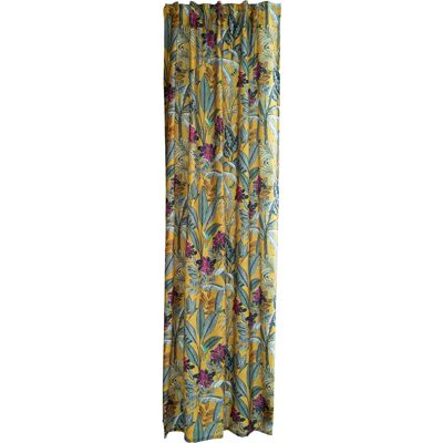 HOMING Kelani Gelber Vorhang - Blickdicht Blumen 140x245cm HOMING Kelani Gelber Vorhang - Blickdicht Blumen 140x245cm
