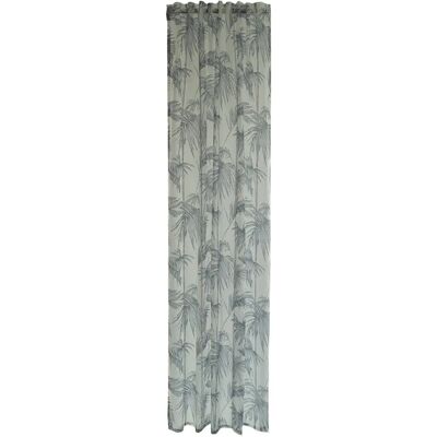Tadessi Silber Transparenter Vorhang mit Verdeckten Schlaufen - Vorhang Tadessi Silber Transparenter Vorhang mit Verdeckten Schlaufen - Vorhang