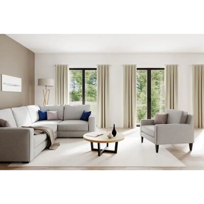 HOMING Velia Beigegardine - Modern blickdicht Stoff HOMING Velia Beigegardine - Modern blickdicht Stoff