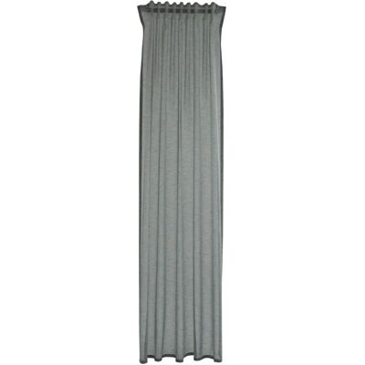 HOMING Faria Grauer Vorhang - 245 cm, 140 cm, Polyester, Halbtransparent HOMING Faria Grauer Vorhang - 245 cm, 140 cm, Polyester, Halbtransparent
